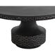 Mersin 59 X 59 inch Black Outdoor Dining Table